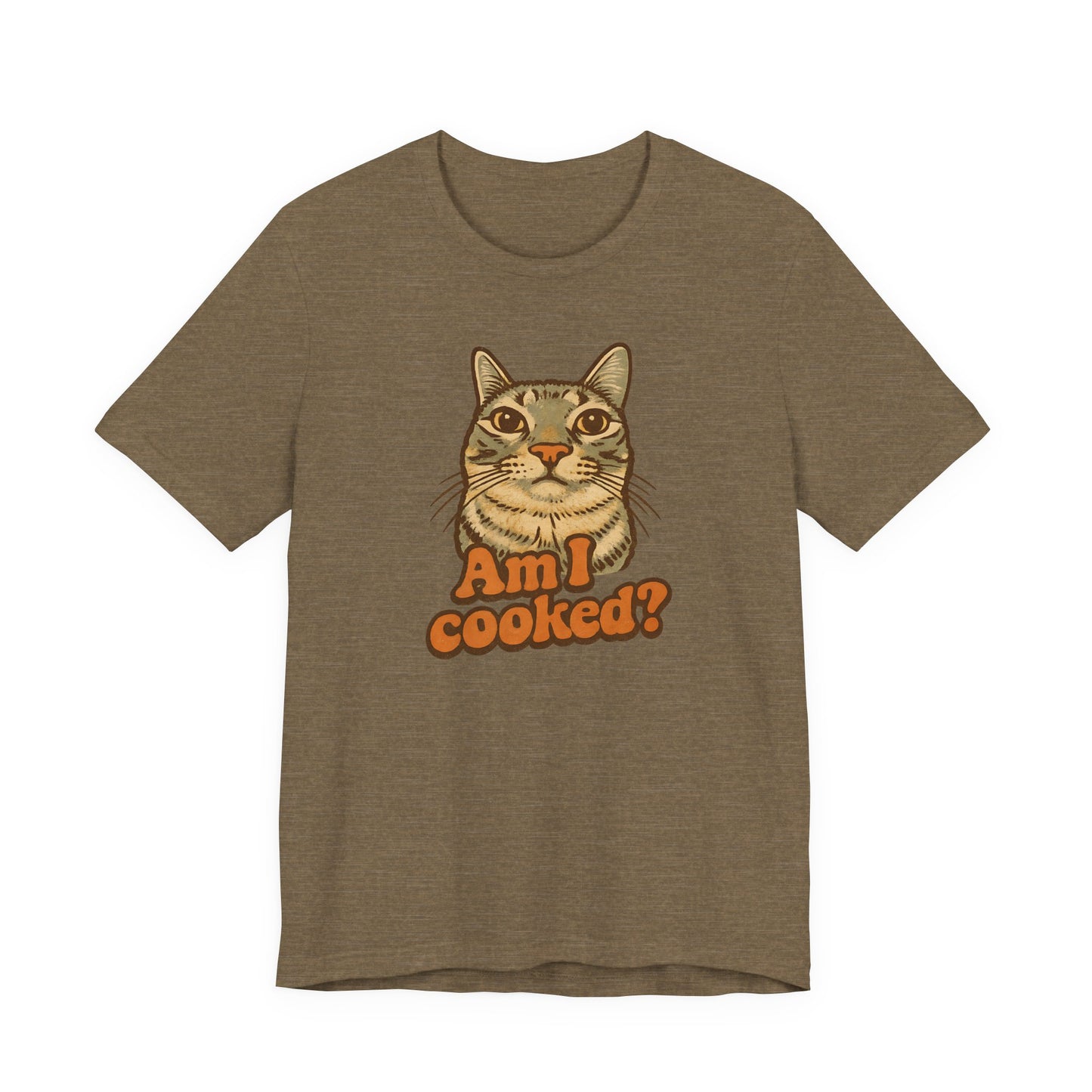 Am I Cooked Funny Cat T-shirt - Unisex Cat T-shirt