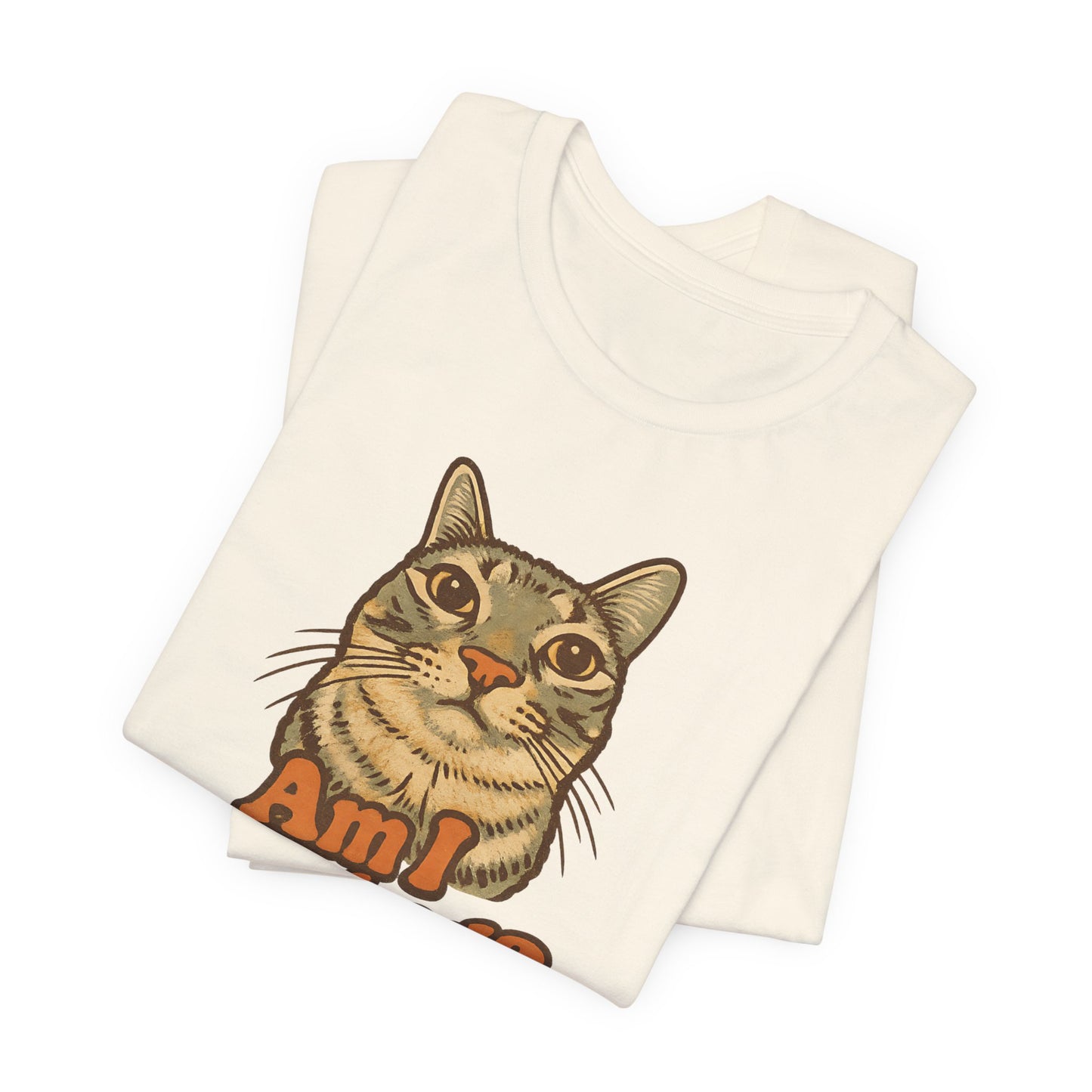 Am I Cooked Funny Cat T-shirt - Unisex Cat T-shirt