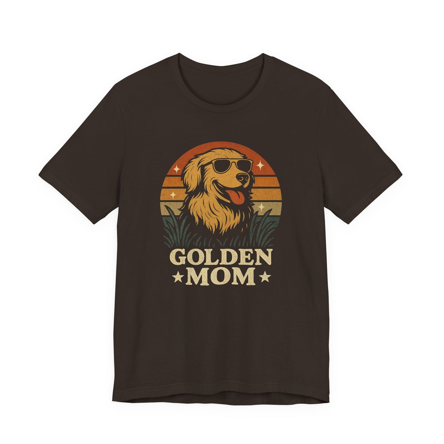GOLDEN MOM Golden Retriever Tee For Golden Retriever Moms - Unisex Dog T-Shirt