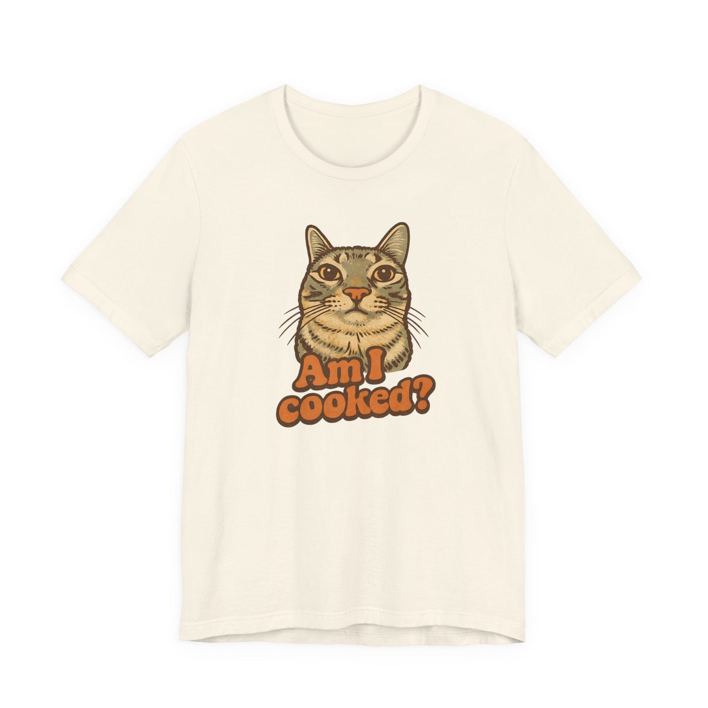 Am I Cooked Funny Cat T-shirt - Unisex Cat T-shirt