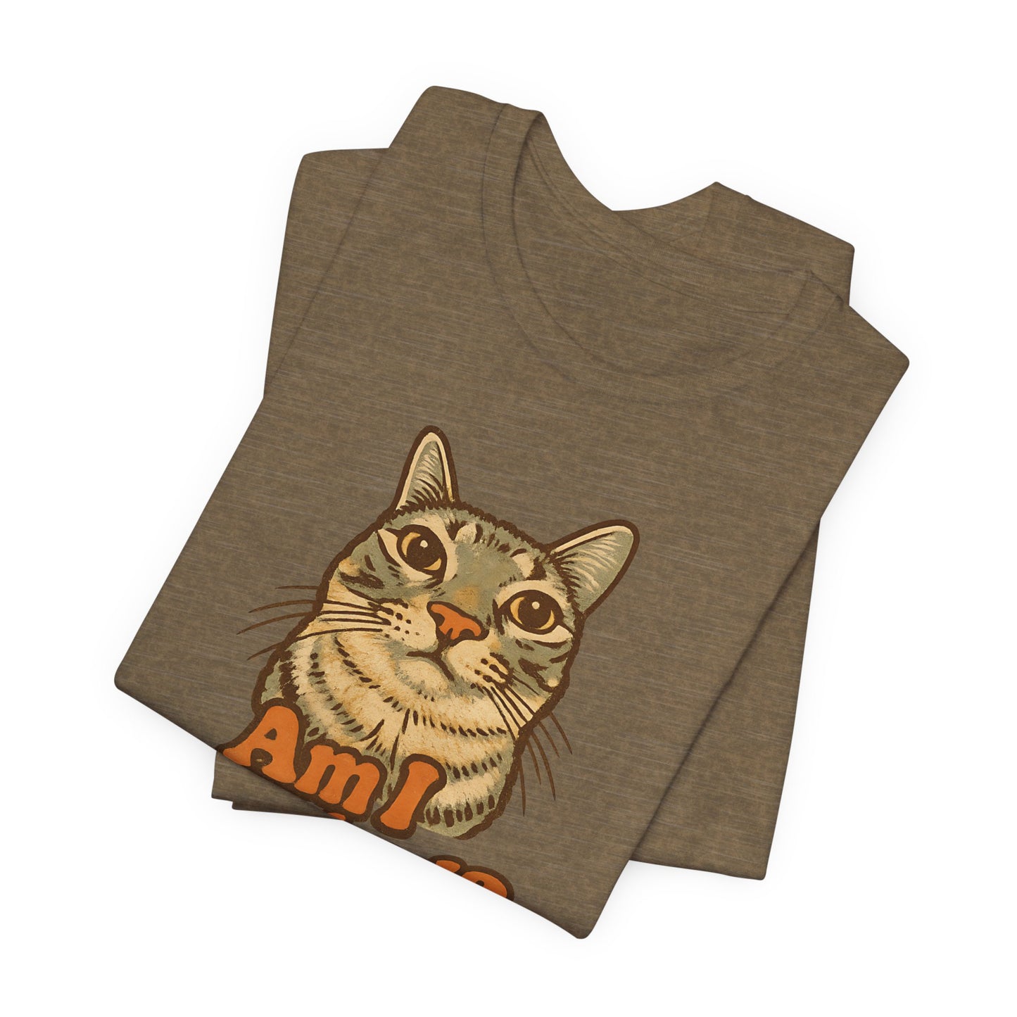 Am I Cooked Funny Cat T-shirt - Unisex Cat T-shirt