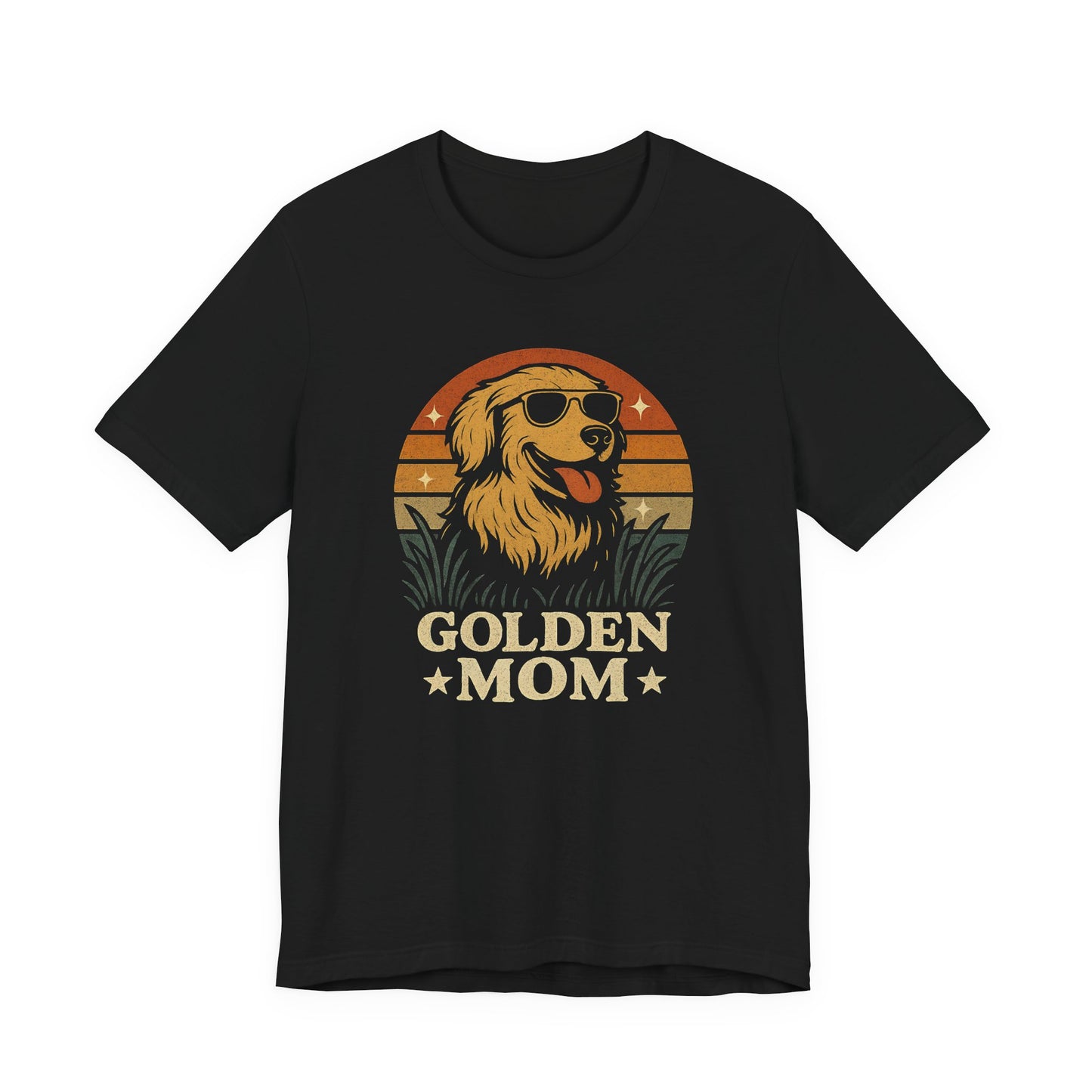 GOLDEN MOM Golden Retriever Tee For Golden Retriever Moms - Unisex Dog T-Shirt