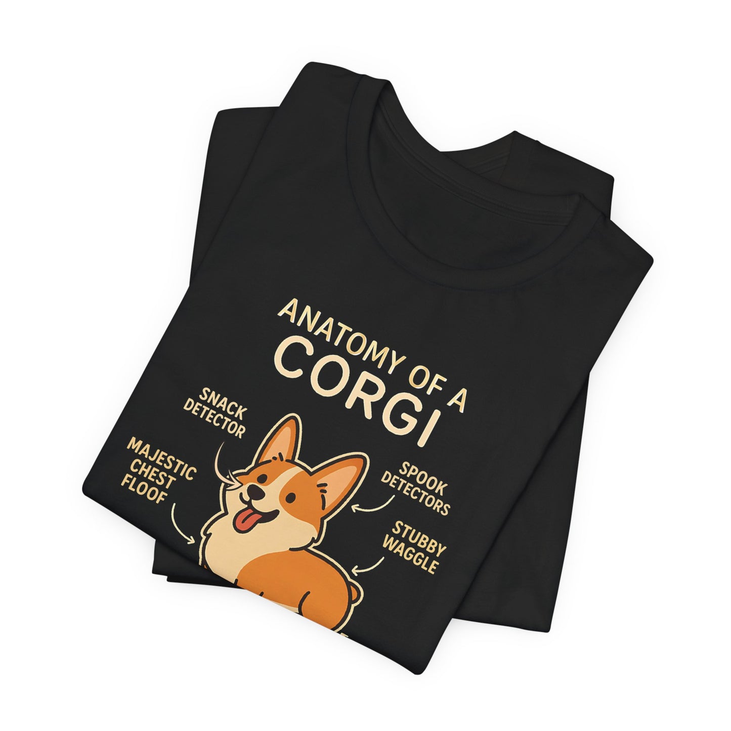Anatomy Of A Corgi T-shirt For Dog Lovers - Unisex Dog T-Shirt