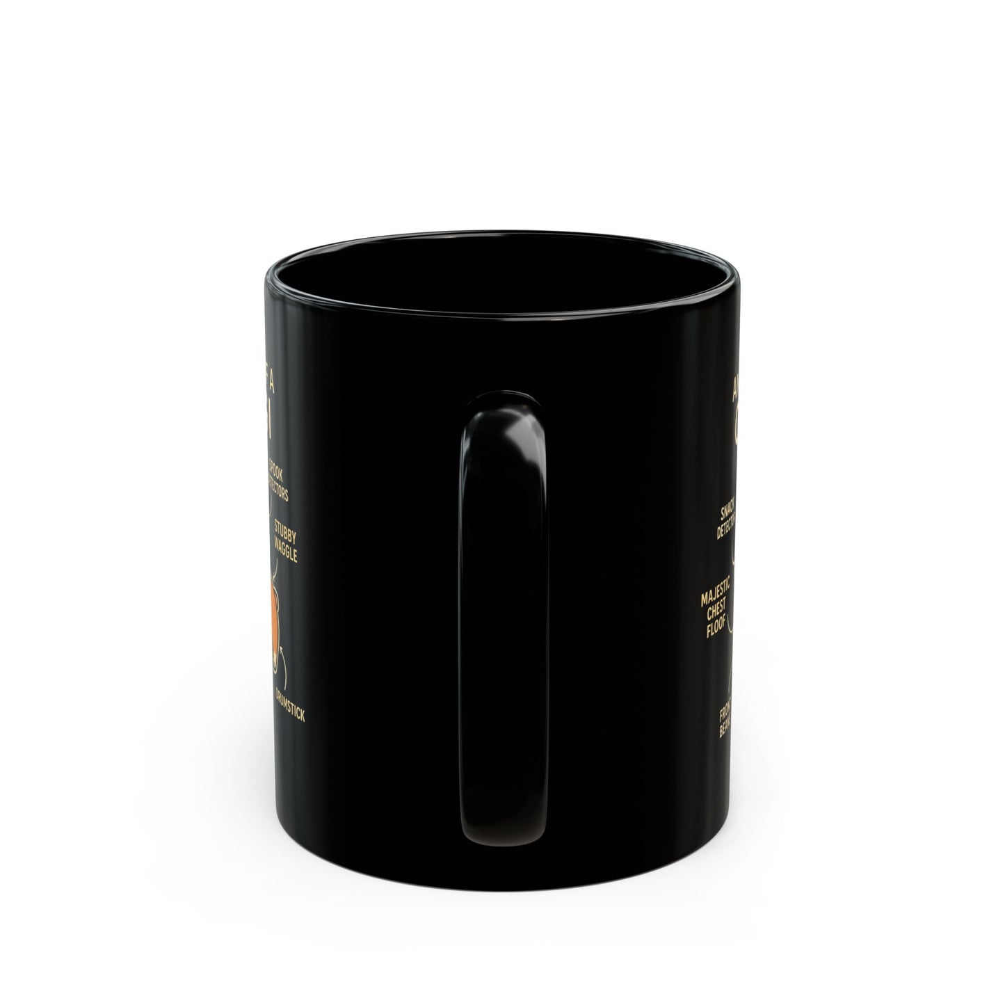 Anatomy of a Corgi Dog Mug - 11oz Black Coffee Cup