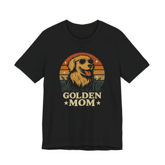 GOLDEN MOM Golden Retriever Tee For Golden Retriever Moms - Unisex Dog T-Shirt