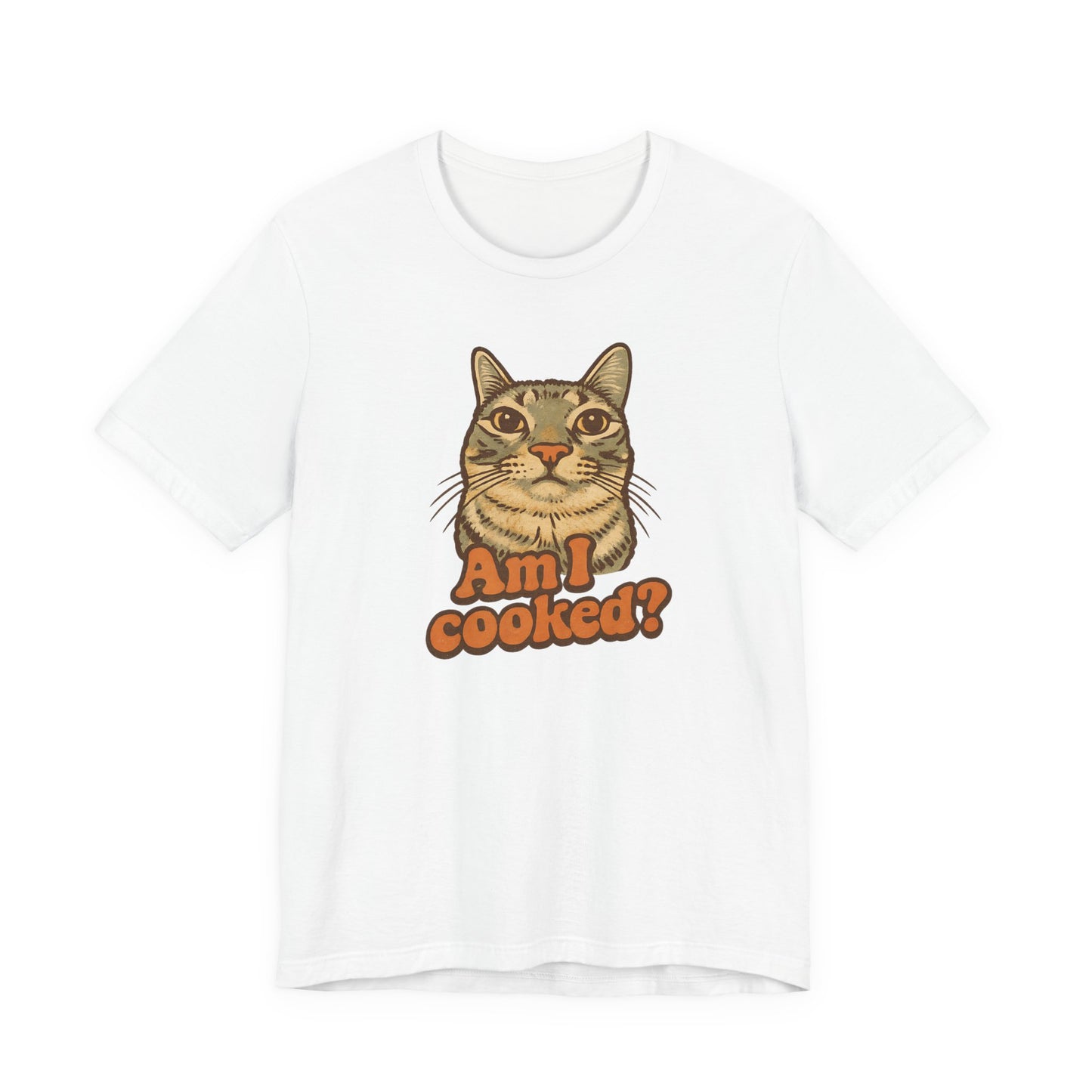 Am I Cooked Funny Cat T-shirt - Unisex Cat T-shirt